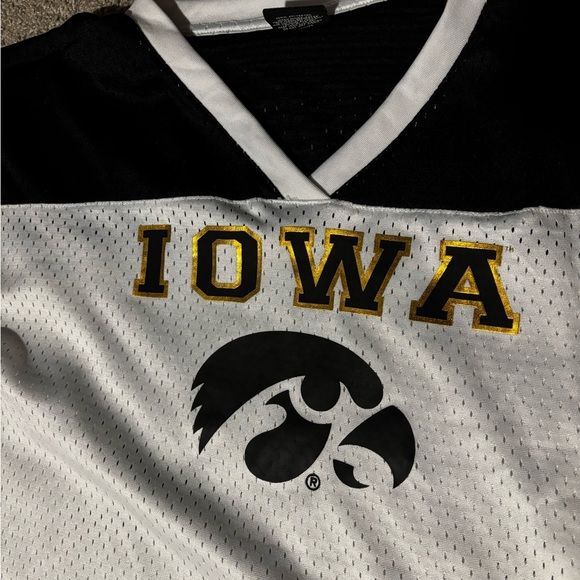 NWOT Iowa Hawkeye Women’s Cropped Jersey - Picture 2 of 4